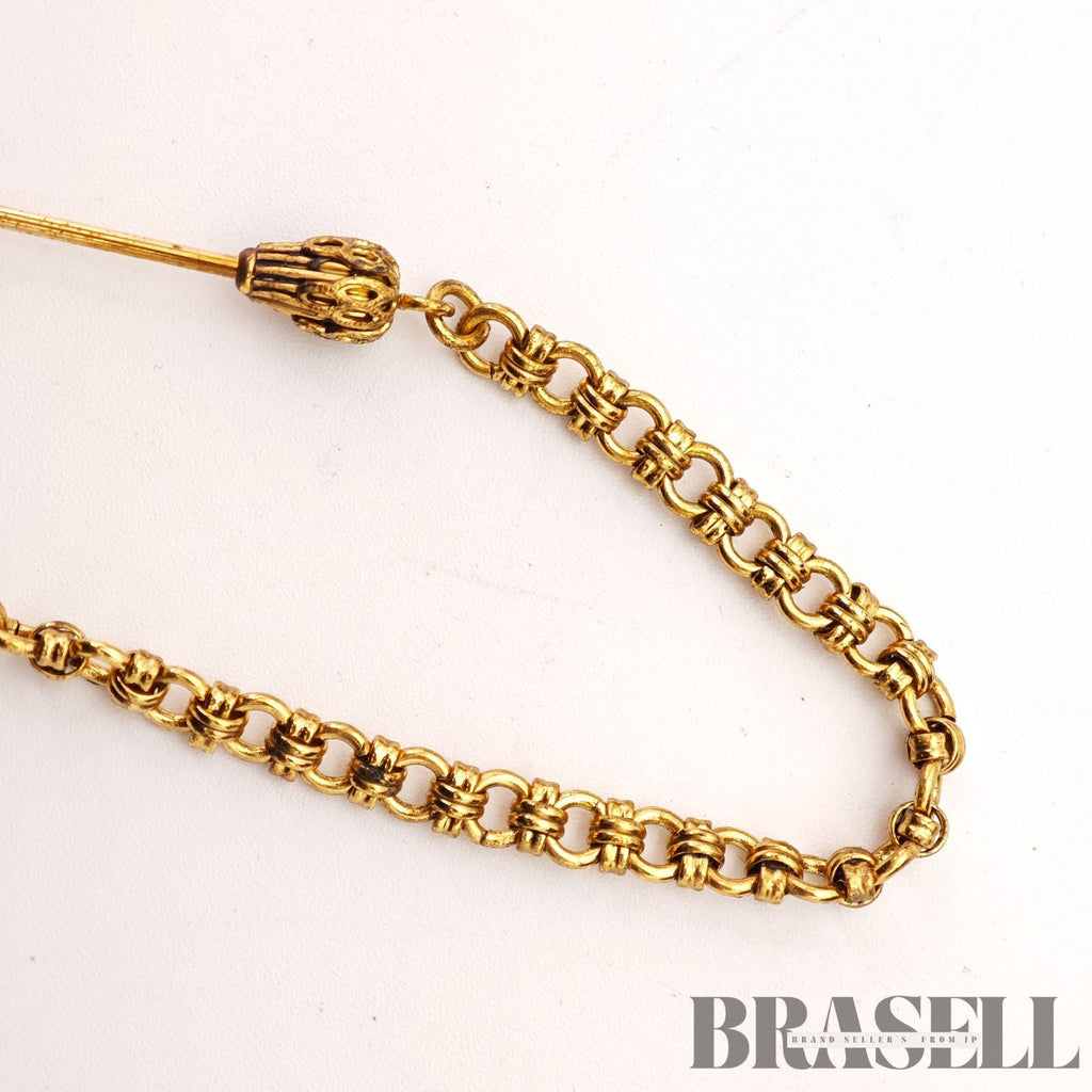 Dolce & Gabbana Jewel Gun Brooch Gold Tone Pin Badge 【ImportFeeFREE】