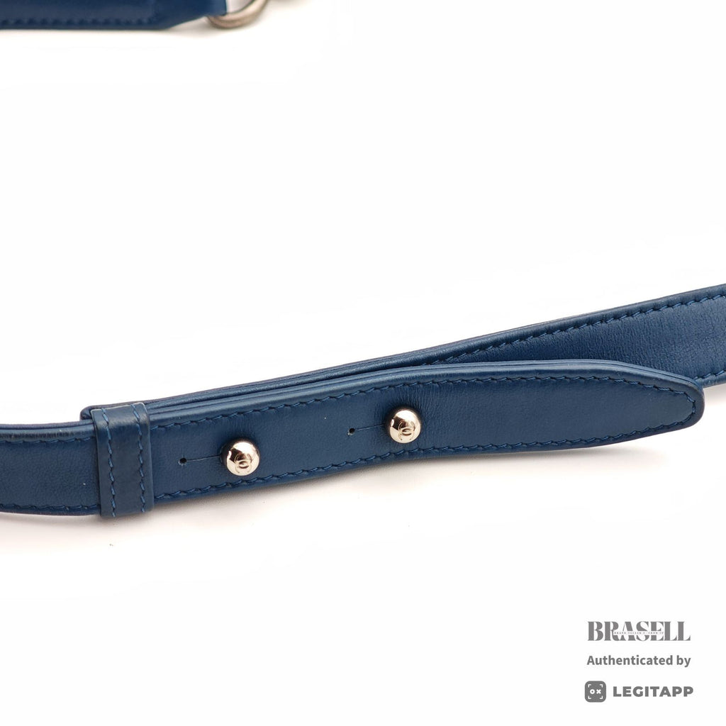CHANEL Boy Chanel Denim Tweed Flap Shoulder Bag Blue Women's【ImportFeeFREE】