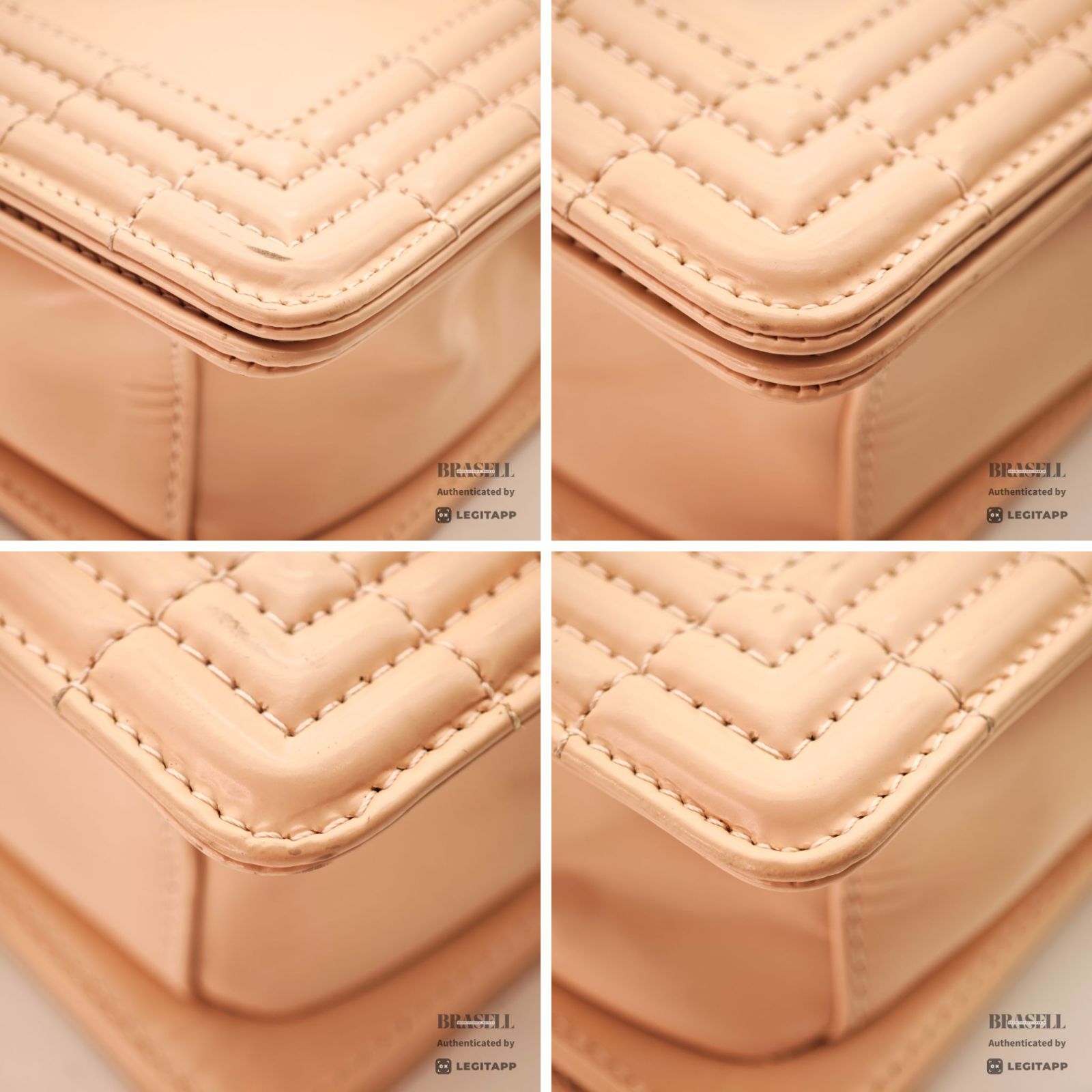 CHANEL Chanel Boy Chanel Flap Bag Beige Women's Guarantee Card【ImportFeeFREE】