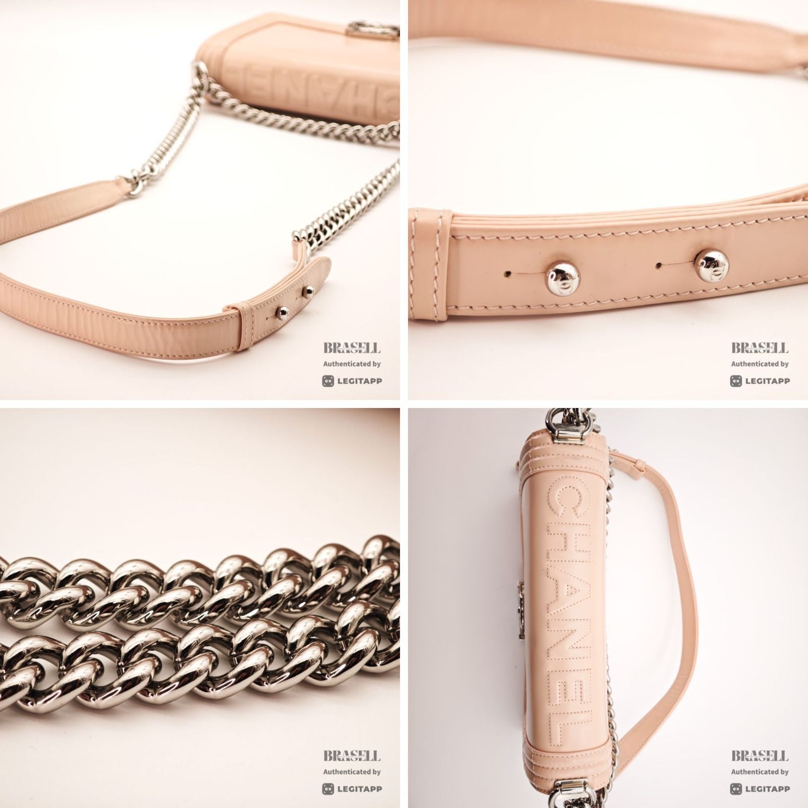 CHANEL Chanel Boy Chanel Flap Bag Beige Women's Guarantee Card【ImportFeeFREE】