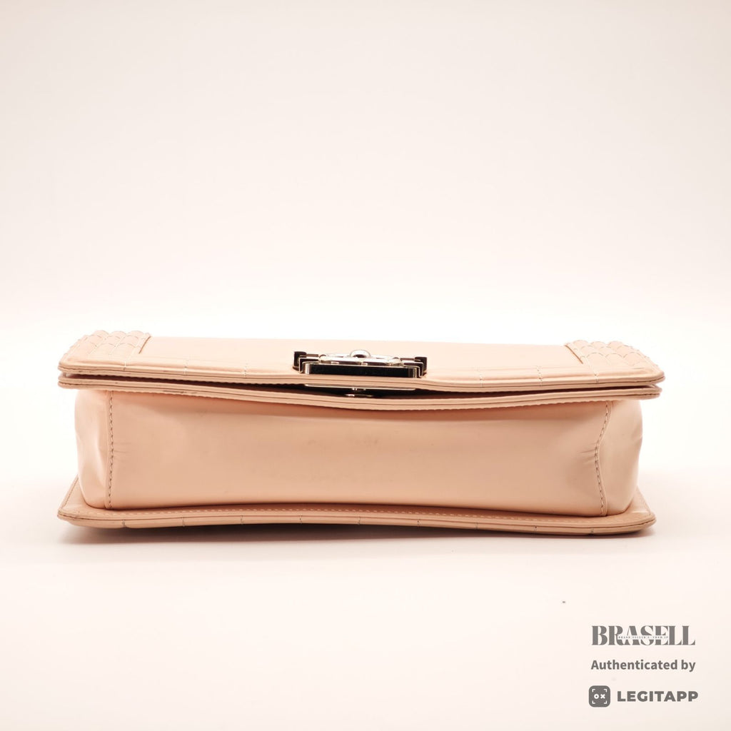 CHANEL Chanel Boy Chanel Flap Bag Beige Women's Guarantee Card【ImportFeeFREE】