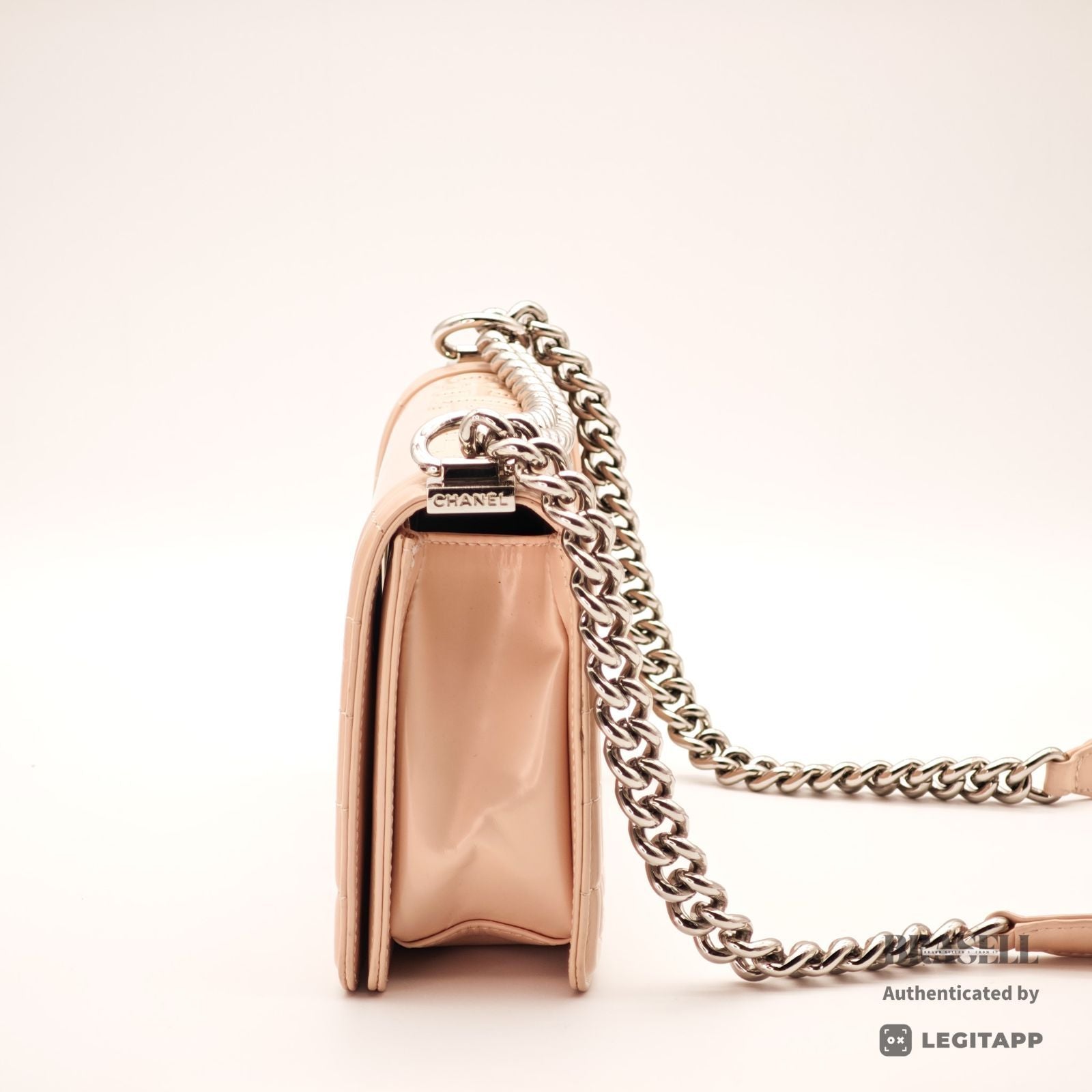 CHANEL Chanel Boy Chanel Flap Bag Beige Women's Guarantee Card【ImportFeeFREE】