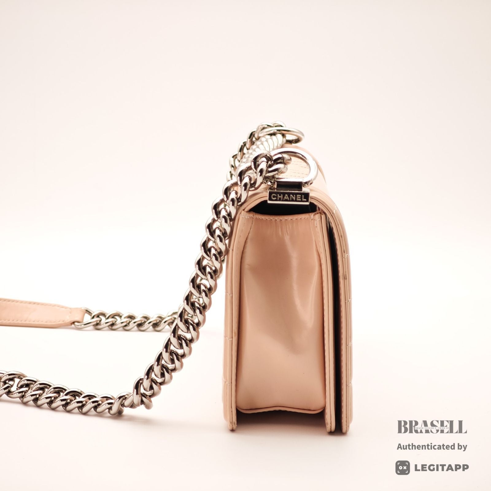 CHANEL Chanel Boy Chanel Flap Bag Beige Women's Guarantee Card【ImportFeeFREE】