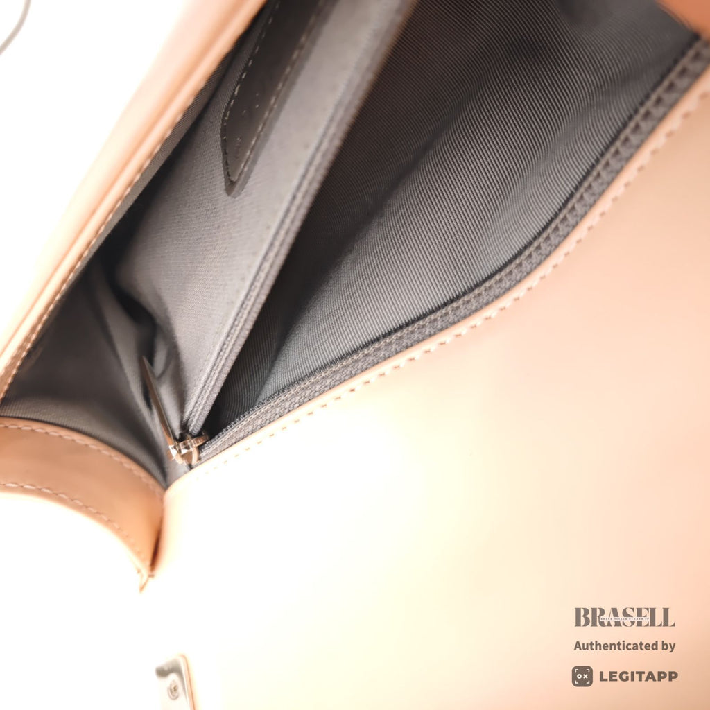 CHANEL Chanel Boy Chanel Flap Bag Beige Women's Guarantee Card【ImportFeeFREE】