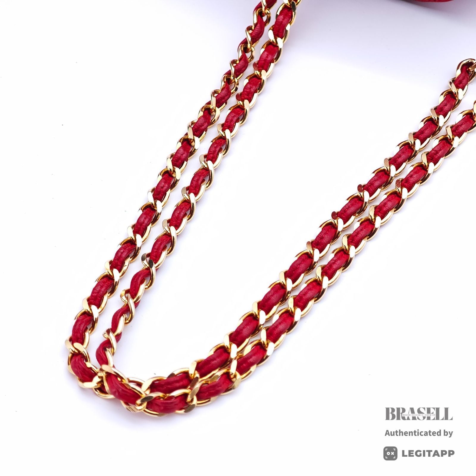CHANEL Vanity Chain Bag Red Cylindrical Mini Shoulder Bag【ImportFeeFREE】