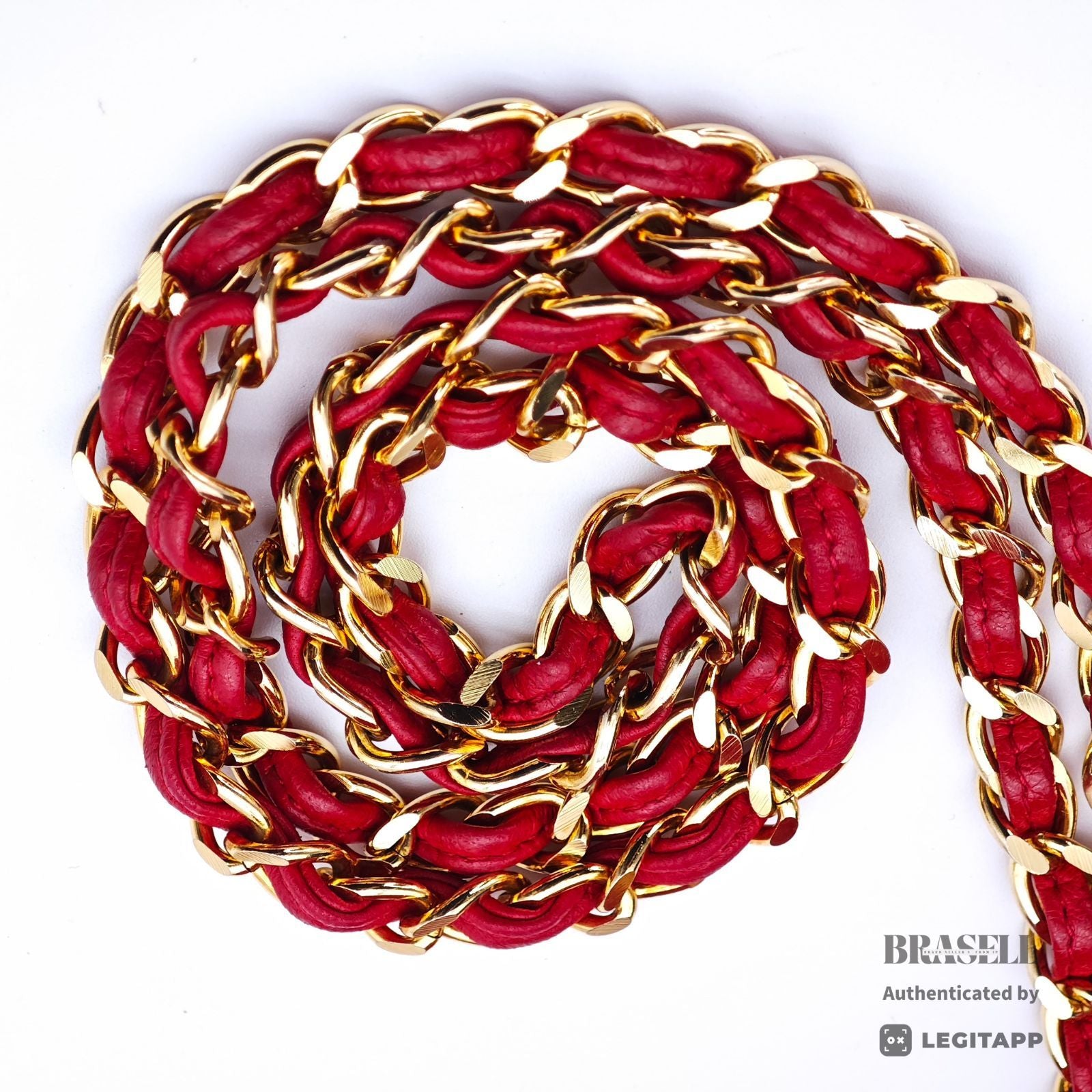 CHANEL Vanity Chain Bag Red Cylindrical Mini Shoulder Bag【ImportFeeFREE】