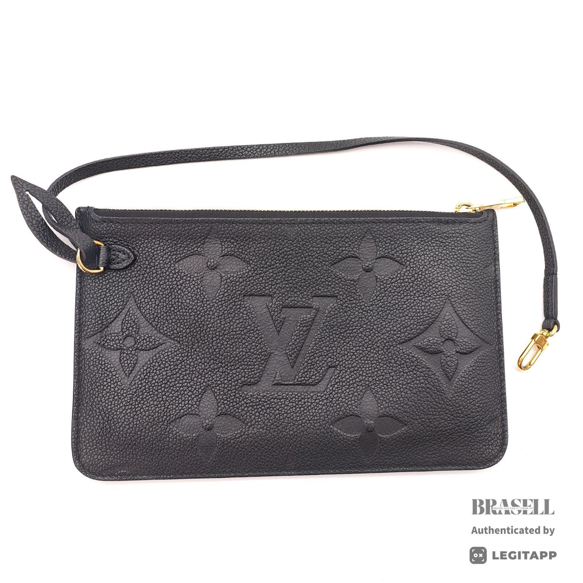 LOUIS VUITTON Monogram Empreinte Neverfull MM M45685 Tote Black【ImportFeeFREE】