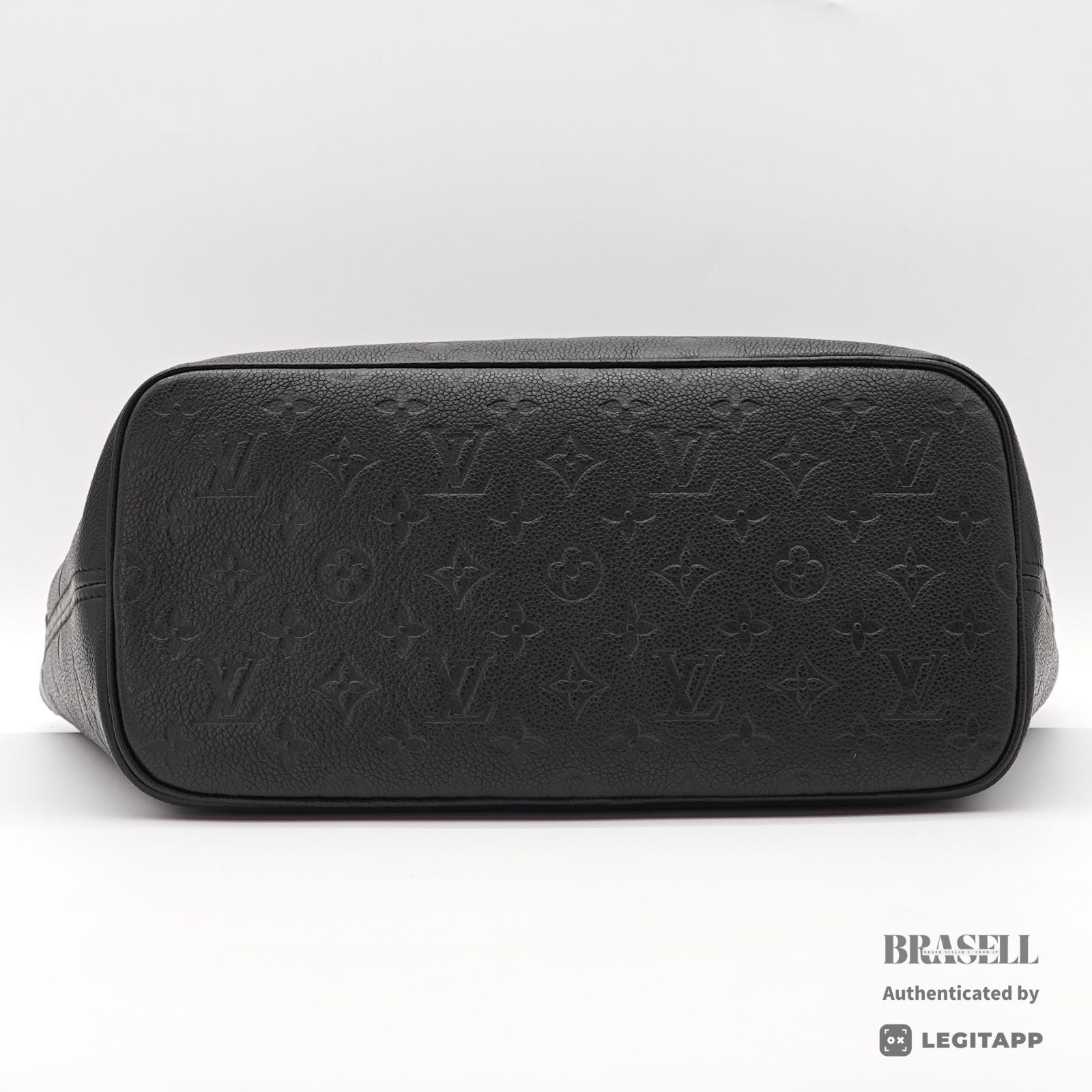 LOUIS VUITTON Monogram Empreinte Neverfull MM M45685 Tote Black【ImportFeeFREE】