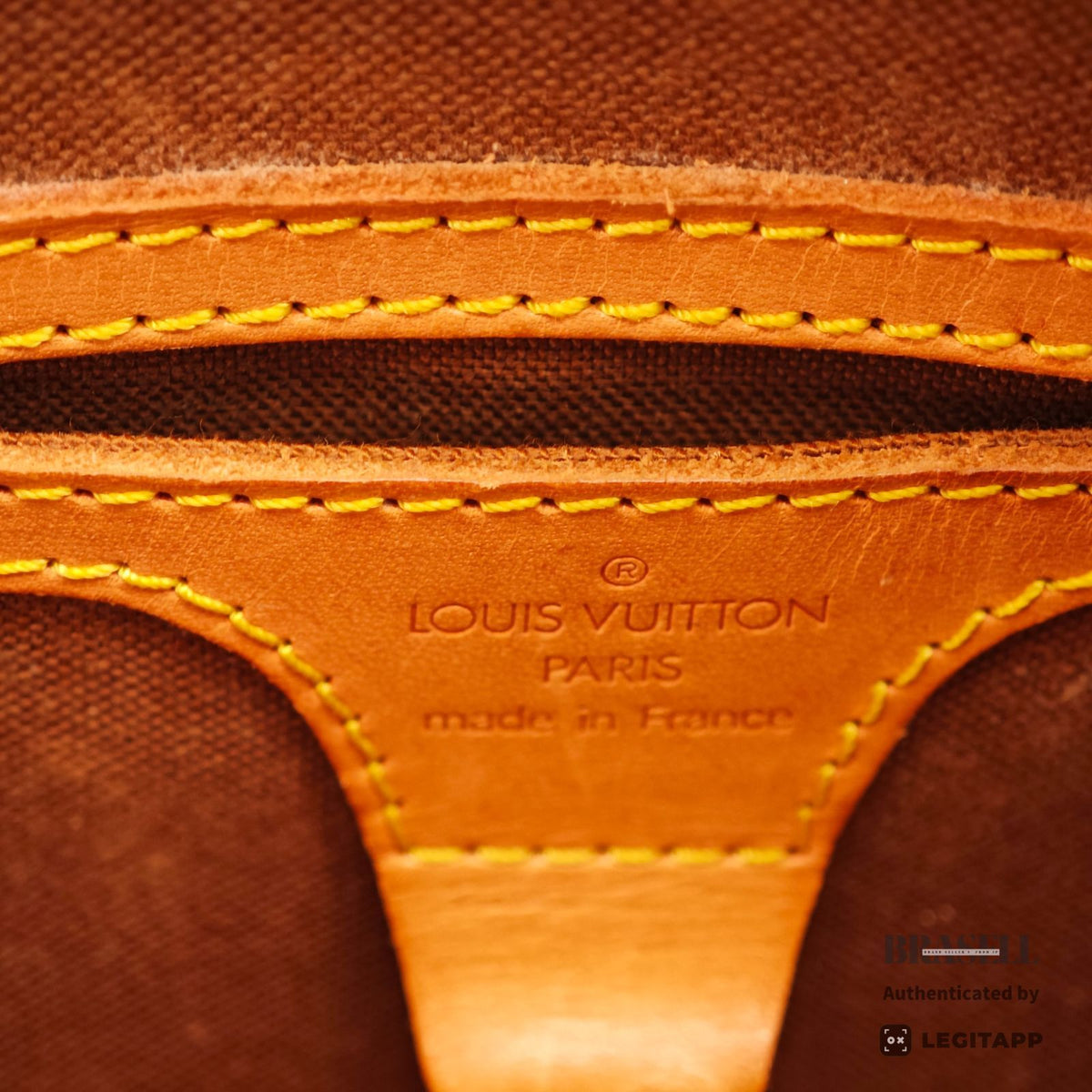 LOUIS VUITTON Monogram Ellipse PM M51127 Handbag Brown Padlock【ImportFeeFREE】