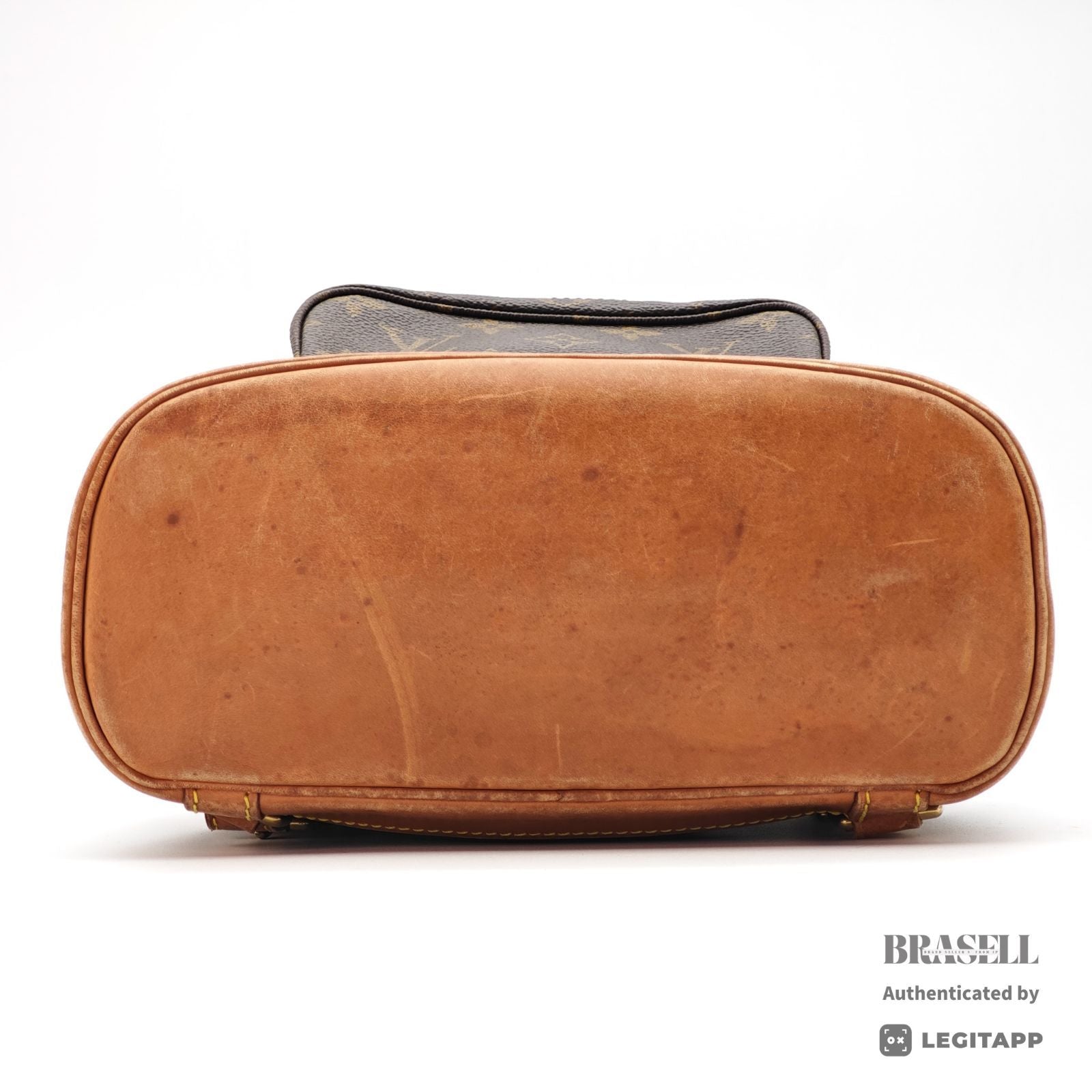 LOUIS VUITTON Monogram Montsouris MM M51136 Backpack Brown【ImportFeeFREE】