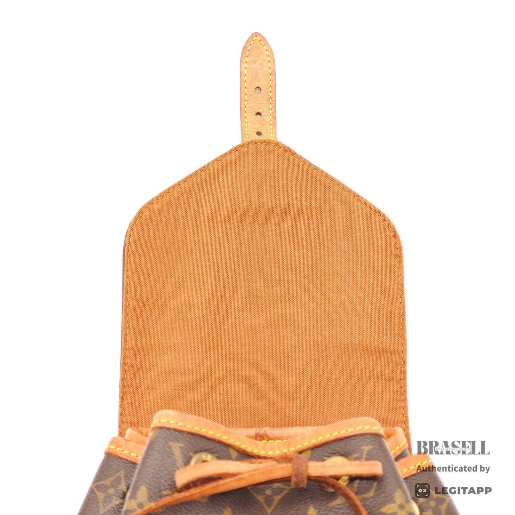 LOUIS VUITTON Monogram Montsouris MM M51136 Backpack Brown【ImportFeeFREE】