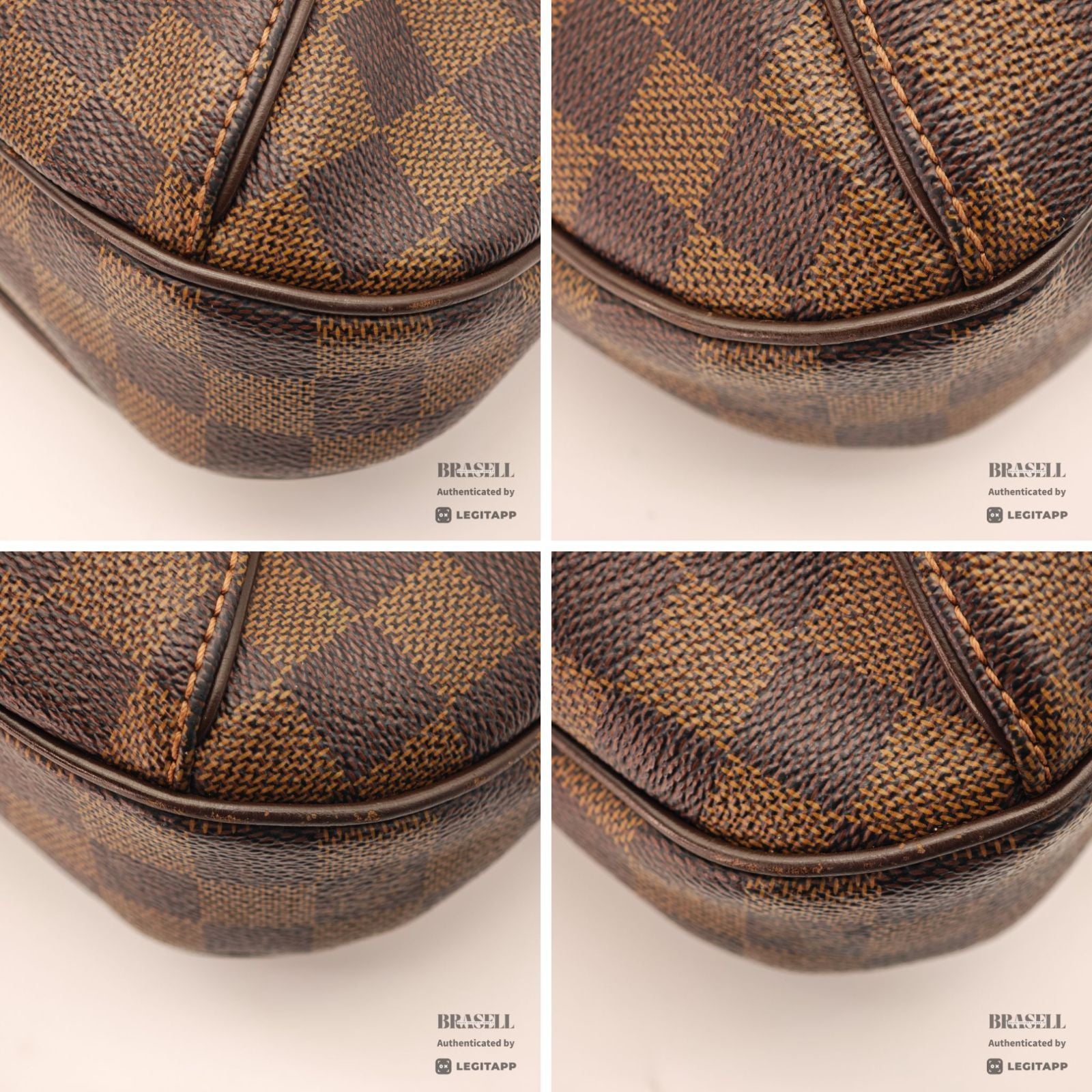 LOUIS VUITTON Damier Ebene Thames PM N48180 Shoulder Bag Brown【ImportFeeFREE】