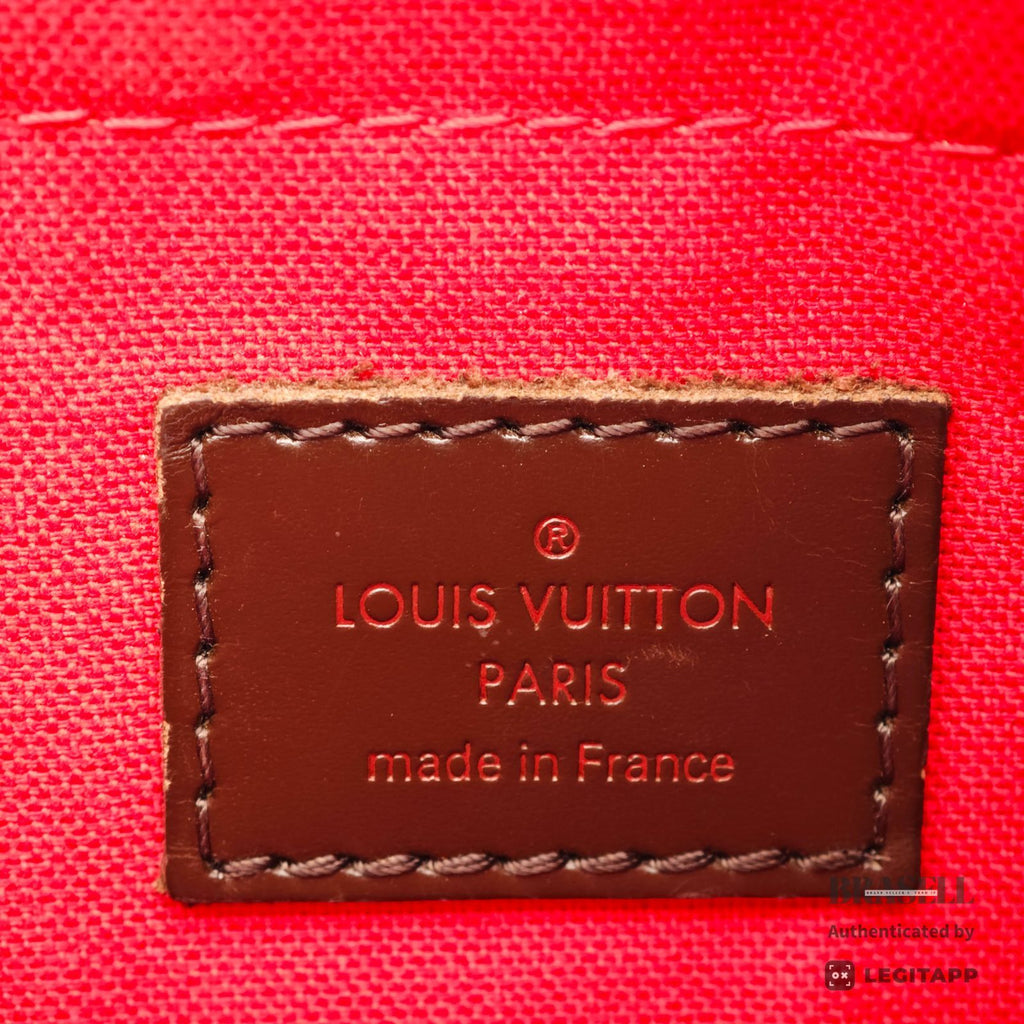 LOUIS VUITTON Damier Ebene Thames PM N48180 Shoulder Bag Brown【ImportFeeFREE】