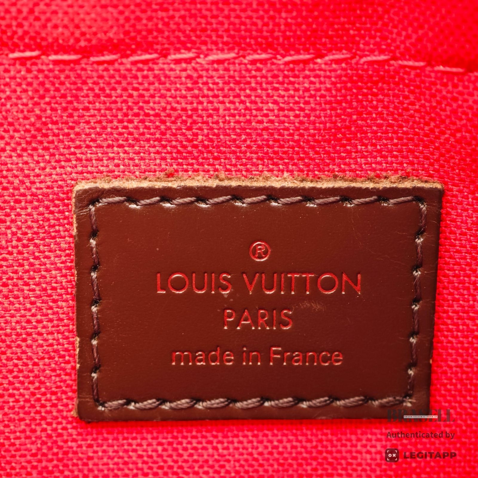 LOUIS VUITTON Damier Ebene Thames PM N48180 Shoulder Bag Brown【ImportFeeFREE】
