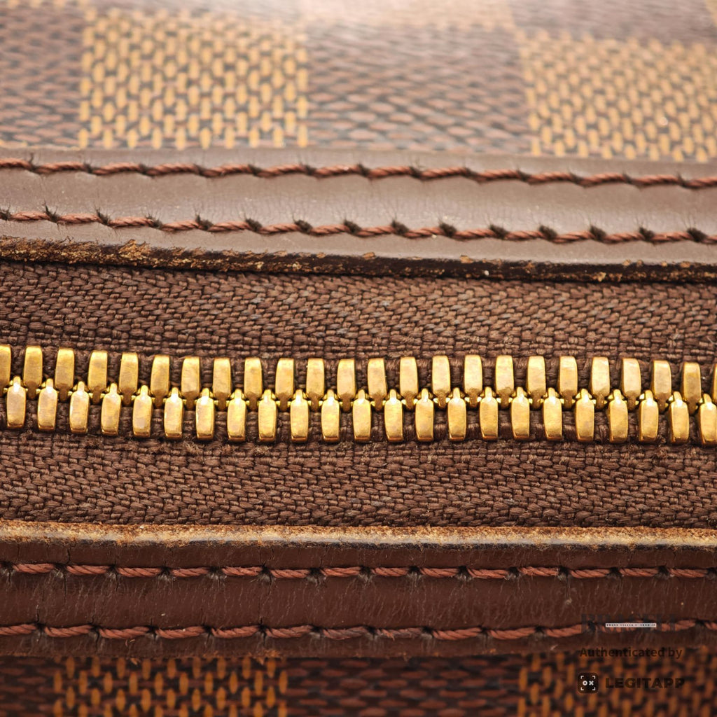 LOUIS VUITTON Damier Ebene Thames PM N48180 Shoulder Bag Brown【ImportFeeFREE】