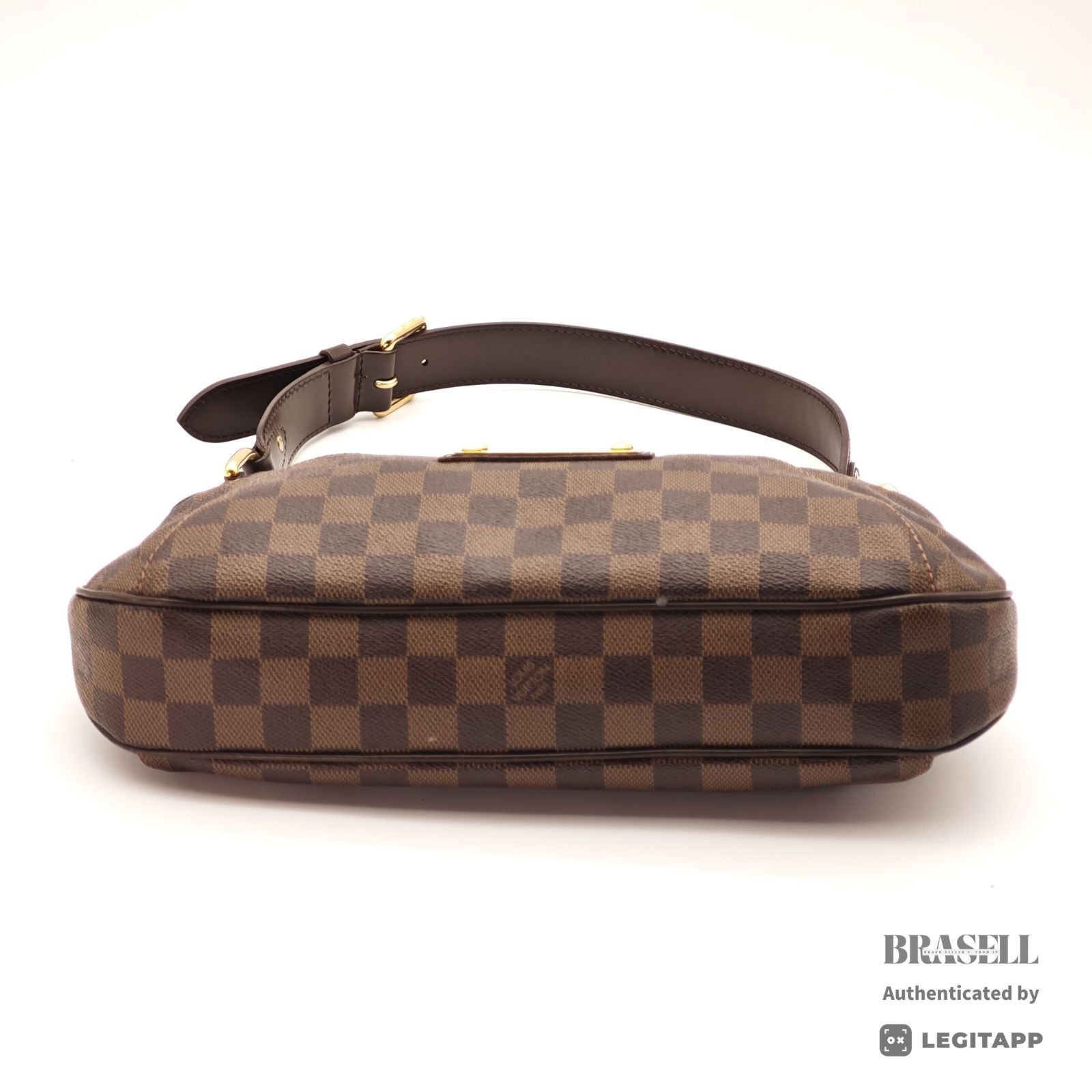 LOUIS VUITTON Damier Ebene Thames PM N48180 Shoulder Bag Brown【ImportFeeFREE】
