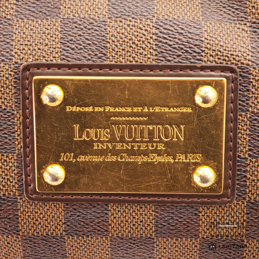 LOUIS VUITTON Damier Ebene Thames PM N48180 Shoulder Bag Brown【ImportFeeFREE】