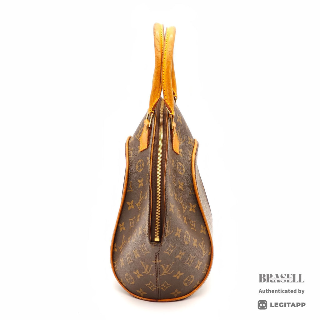 LOUIS VUITTON Monogram Ellipse MM M51126 Handbag Brown【ImportFeeFREE】