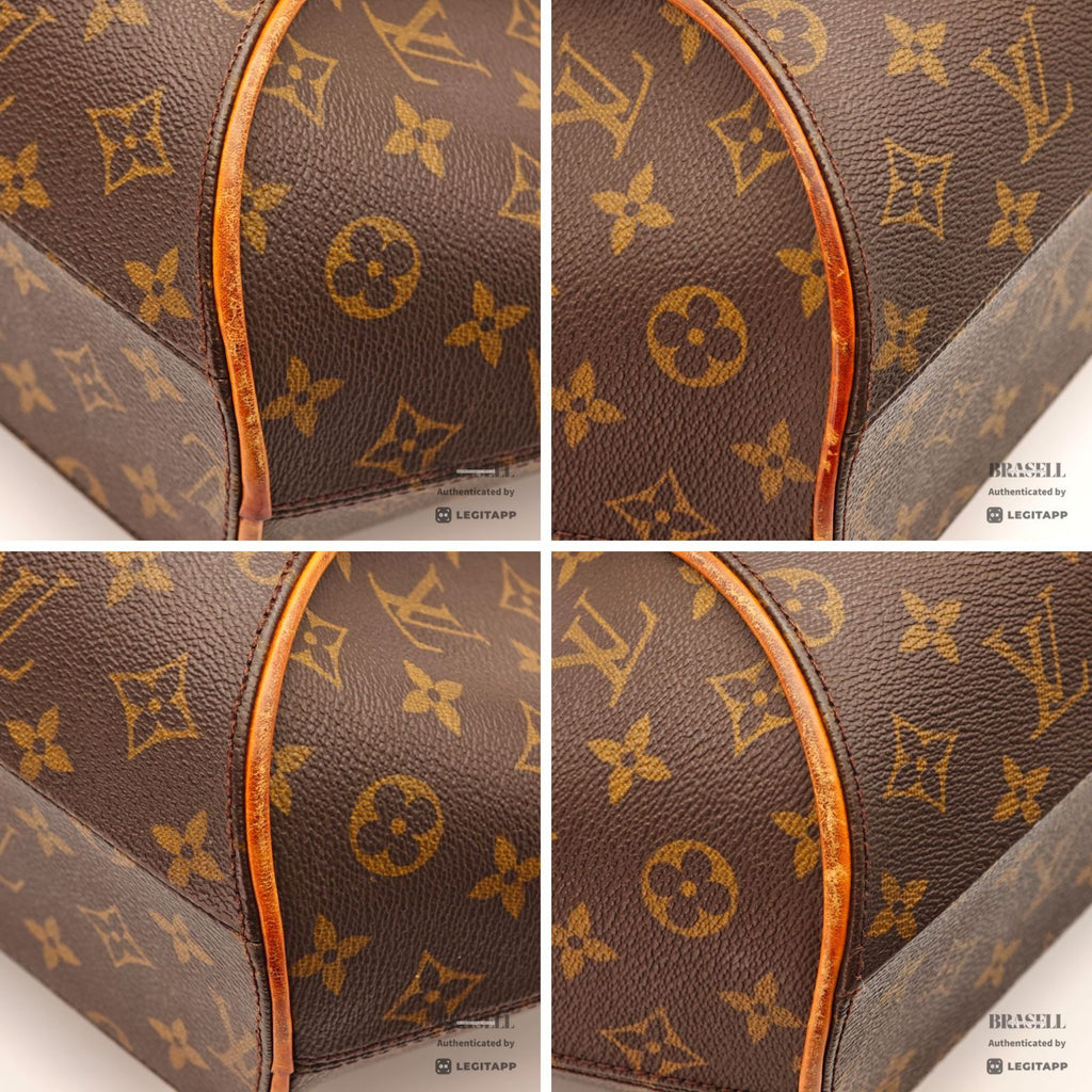 LOUIS VUITTON Monogram Ellipse MM M51126 Handbag Brown【ImportFeeFREE】