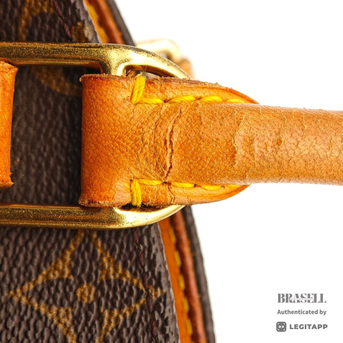 LOUIS VUITTON Monogram Ellipse MM M51126 Handbag Brown【ImportFeeFREE】