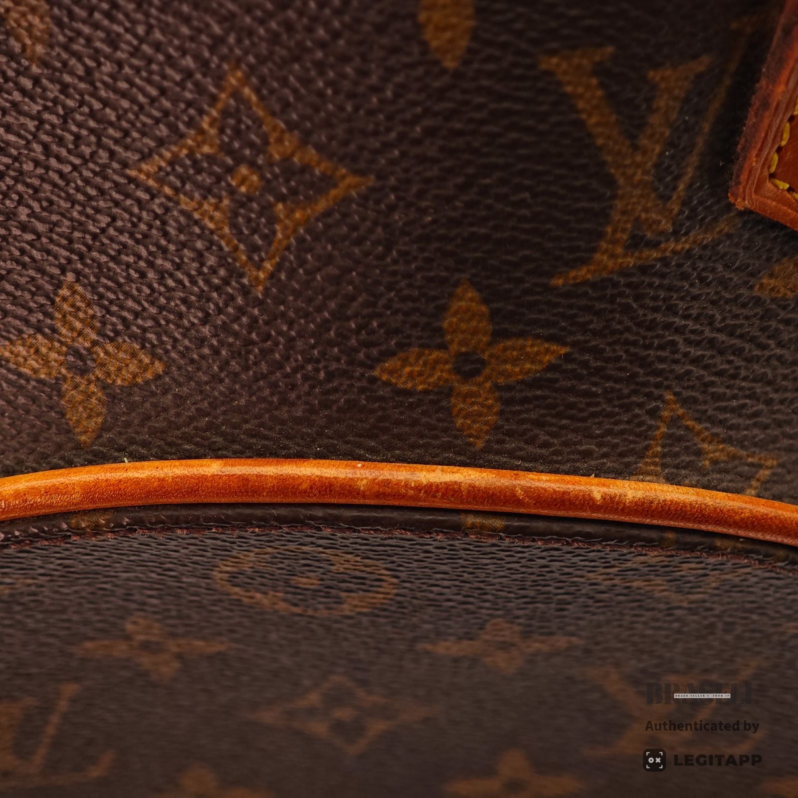 LOUIS VUITTON Monogram Ellipse MM M51126 Handbag Brown【ImportFeeFREE】