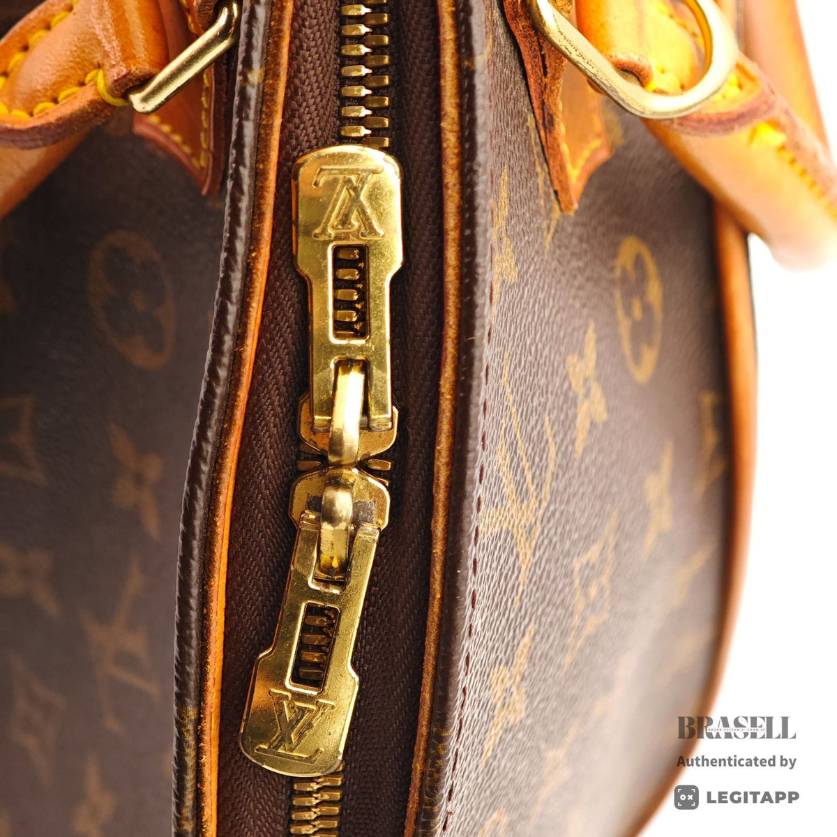 LOUIS VUITTON Monogram Ellipse MM M51126 Handbag Brown【ImportFeeFREE】