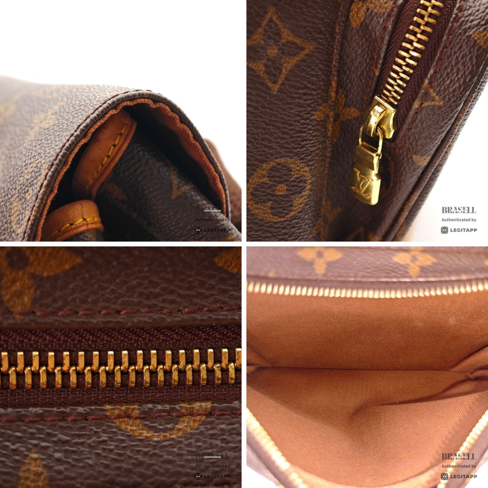 LOUIS VUITTON Monogram Montsouris GM M51135 Backpack Brown【ImportFeeFREE】