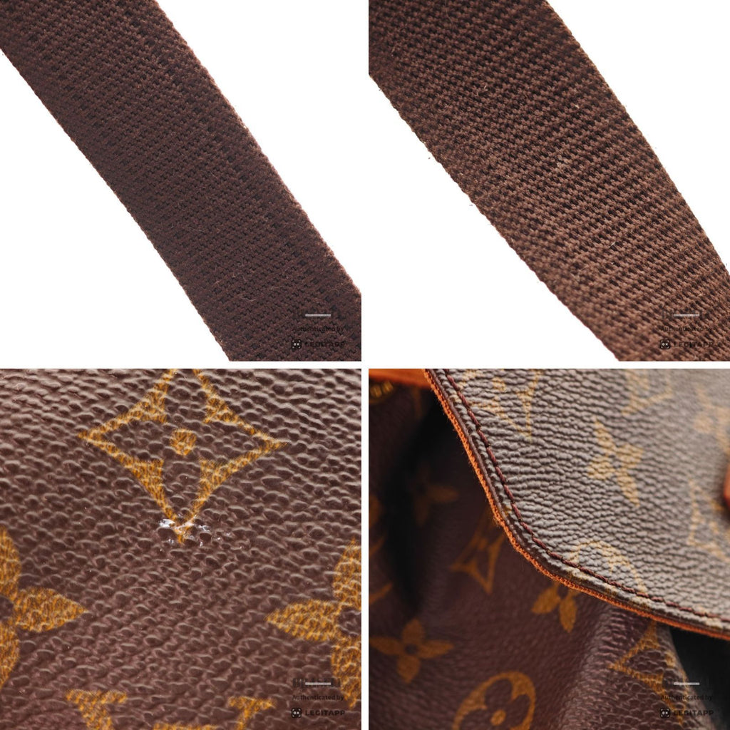 LOUIS VUITTON Monogram Montsouris GM M51135 Backpack Brown【ImportFeeFREE】