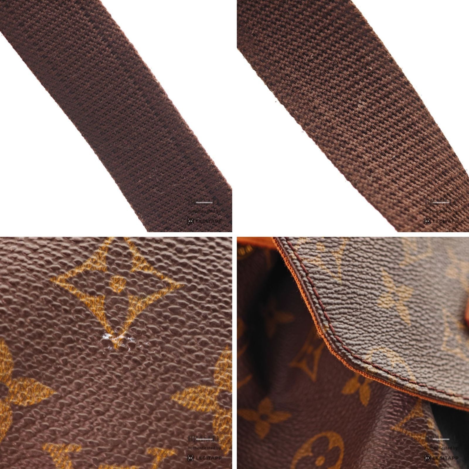 LOUIS VUITTON Monogram Montsouris GM M51135 Backpack Brown【ImportFeeFREE】
