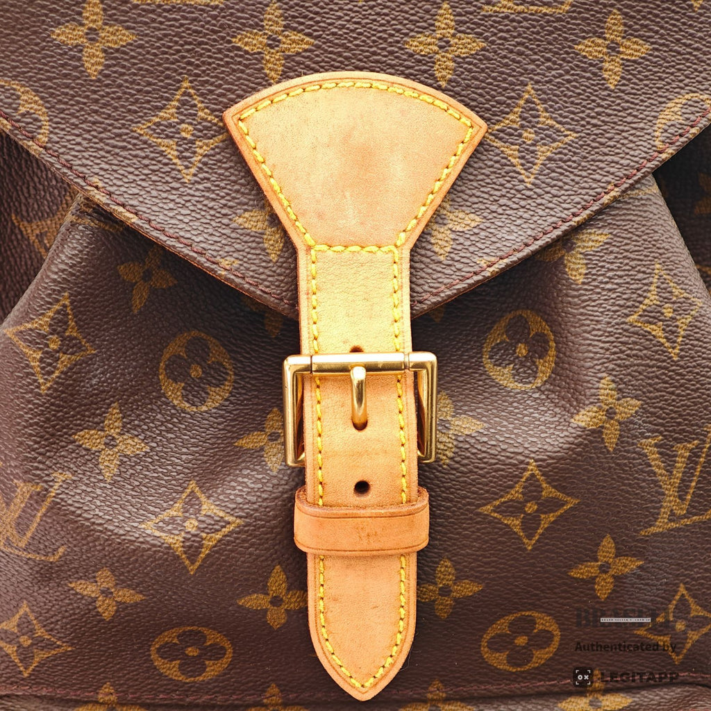 LOUIS VUITTON Monogram Montsouris GM M51135 Backpack Brown【ImportFeeFREE】