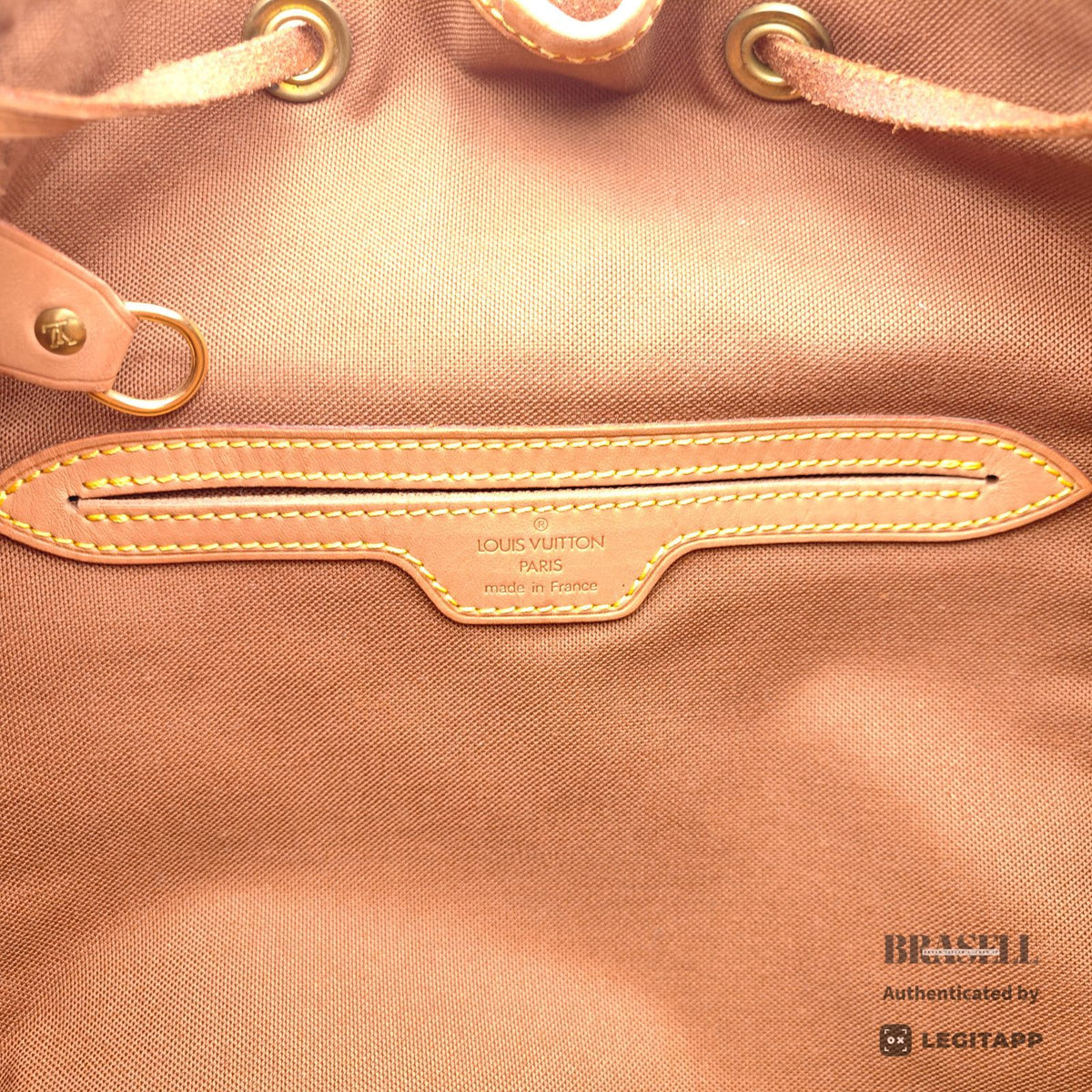 LOUIS VUITTON Monogram Montsouris GM M51135 Backpack Brown【ImportFeeFREE】