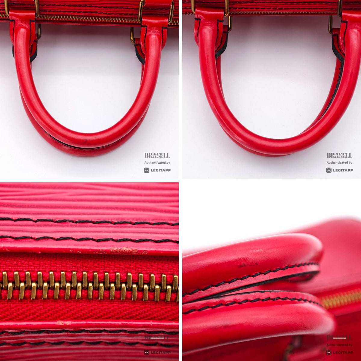 LOUIS VUITTON Epi Speedy 25 M43017 Handbag Red Padlock & Key【ImportFeeFREE】