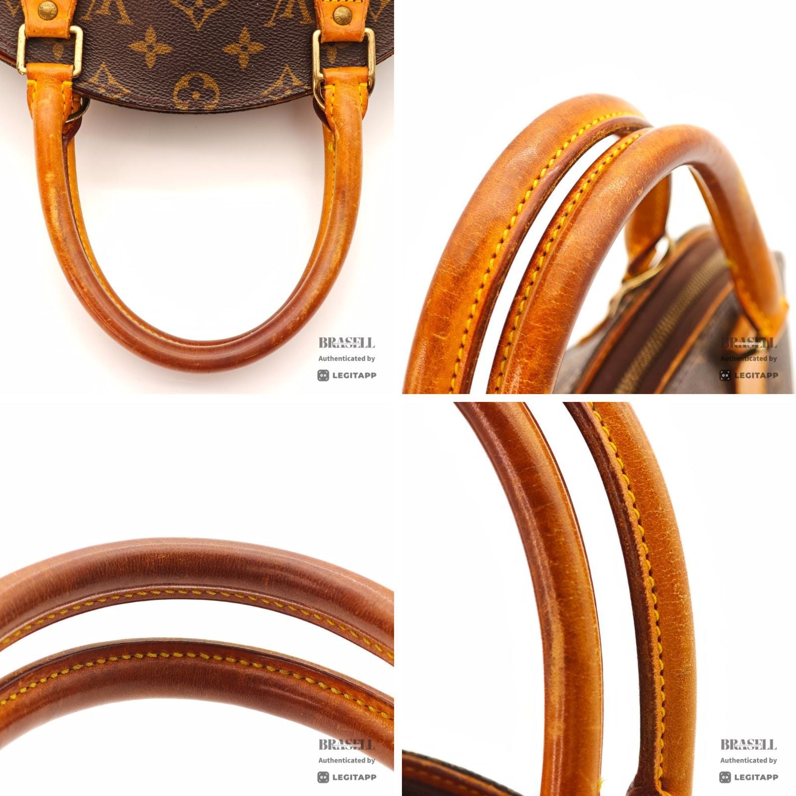LOUIS VUITTON Ellipse PM M51127 Bag Handbag Brown Padlock Key 【ImportFeeFREE】