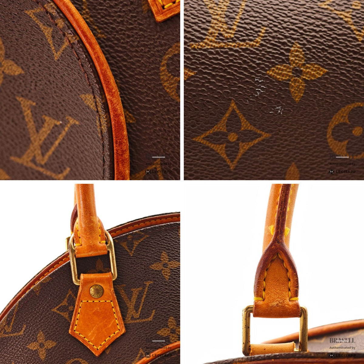 LOUIS VUITTON Ellipse PM M51127 Bag Handbag Brown Padlock Key 【ImportFeeFREE】