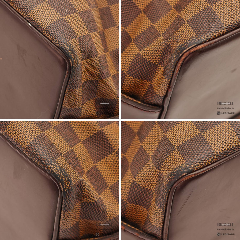 LOUIS VUITTON Damier Ebene Chelsea Tote Bag N51119 Brown【ImportFeeFREE】