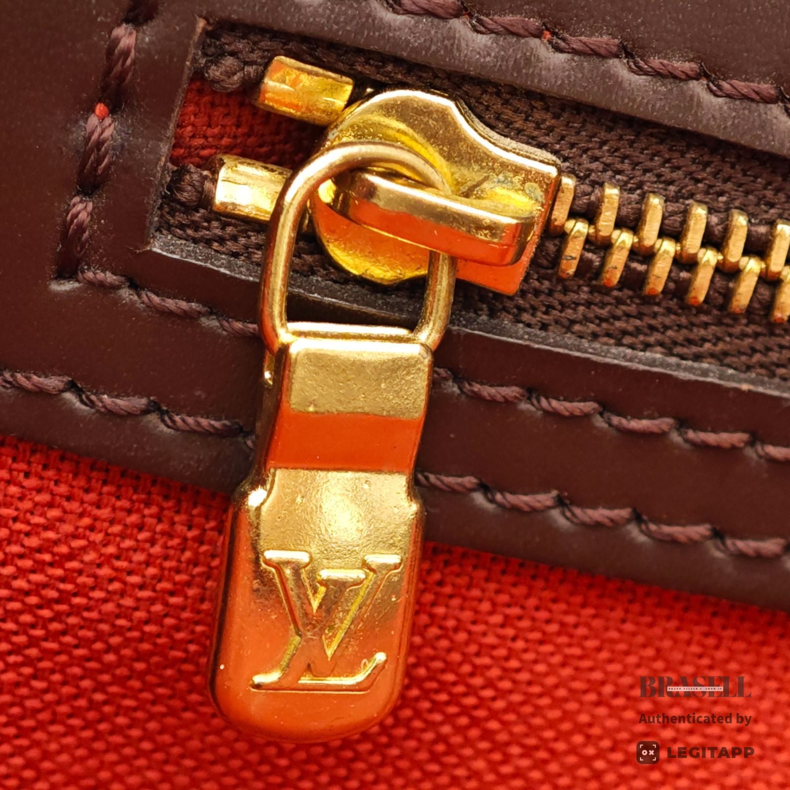 LOUIS VUITTON Damier Ebene Chelsea Tote Bag N51119 Brown【ImportFeeFREE】
