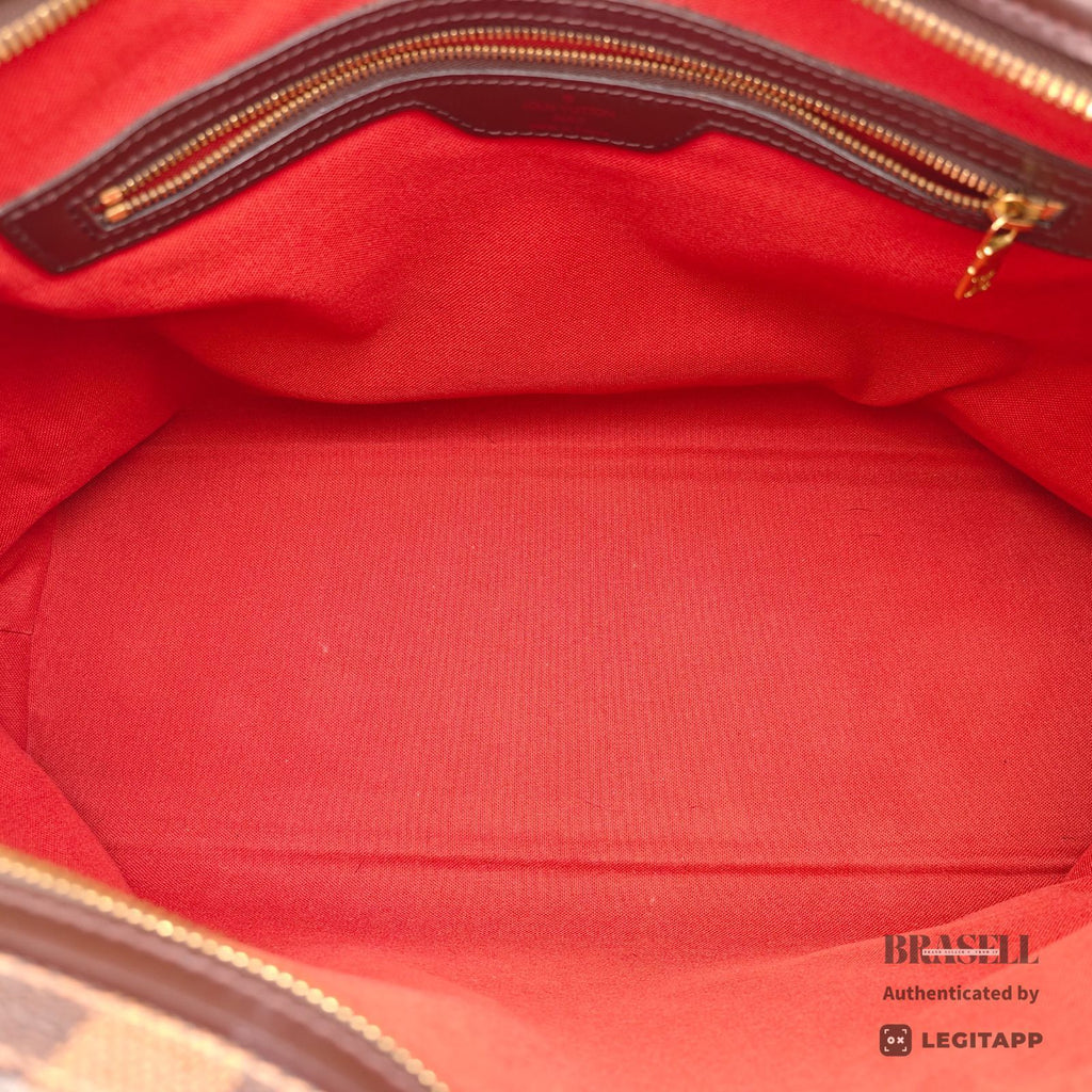 LOUIS VUITTON Damier Ebene Chelsea Tote Bag N51119 Brown【ImportFeeFREE】