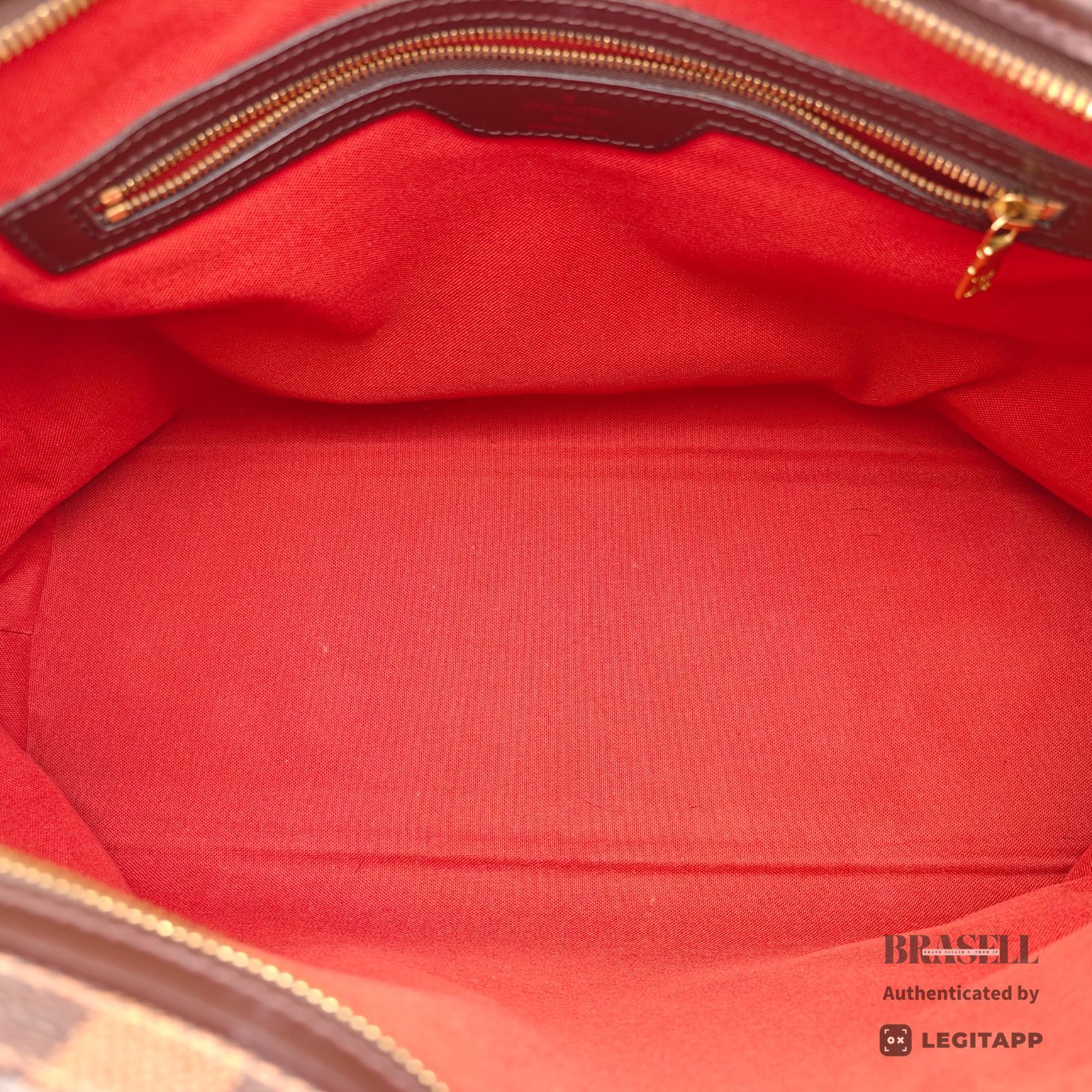 LOUIS VUITTON Damier Ebene Chelsea Tote Bag N51119 Brown【ImportFeeFREE】