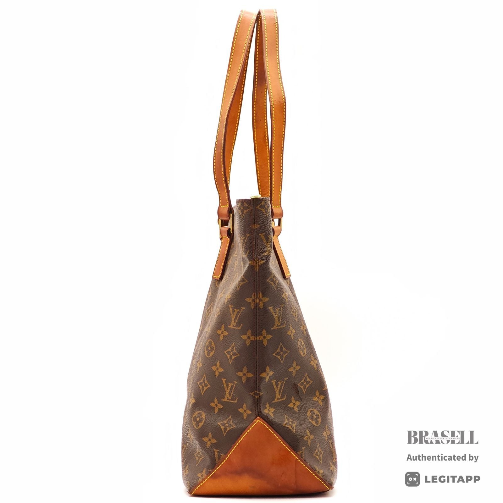 LOUIS VUITTON Monogram Cabas Alto M51152 Tote Bag Brown【ImportFeeFREE】