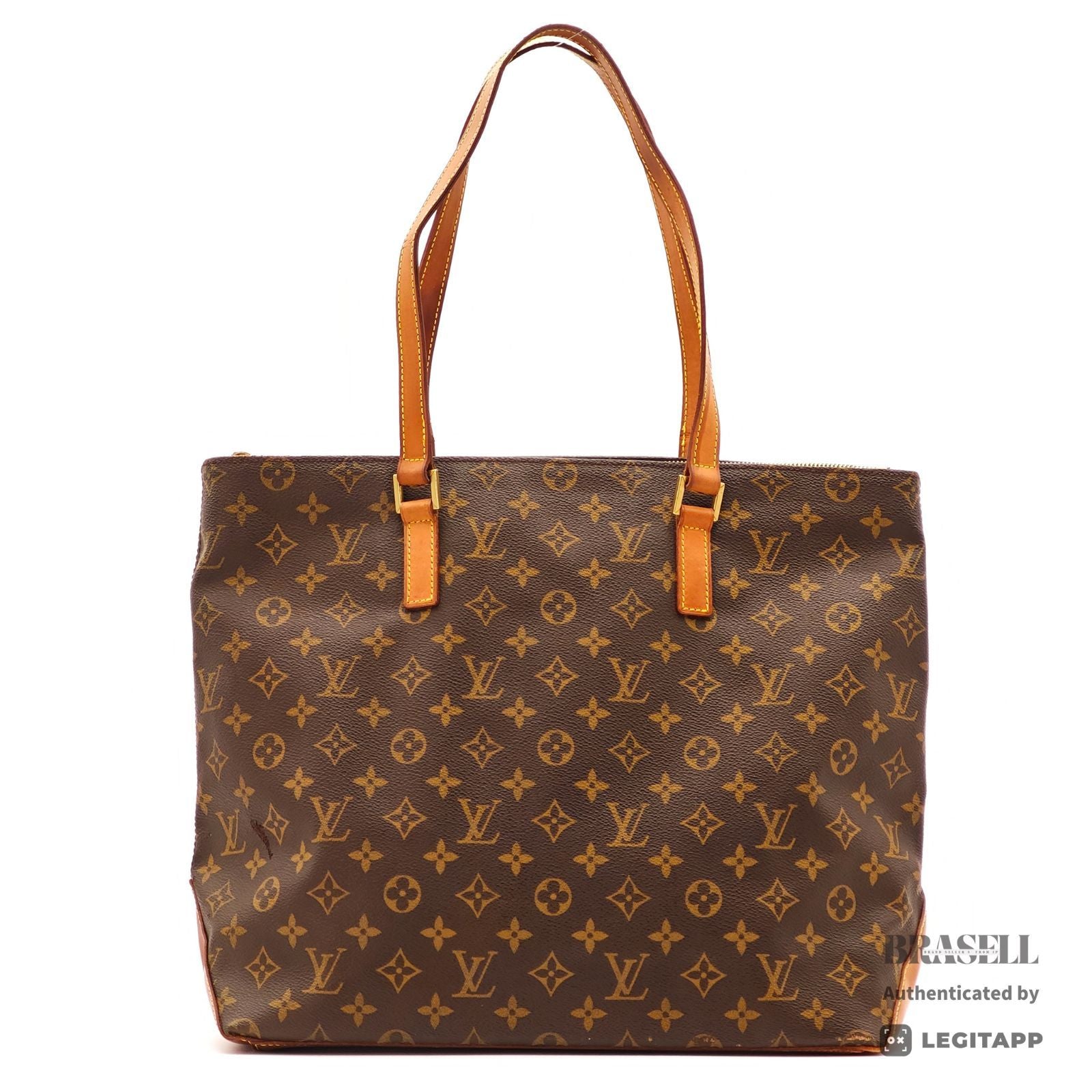 LOUIS VUITTON Monogram Cabas Alto M51152 Tote Bag Brown【ImportFeeFREE】