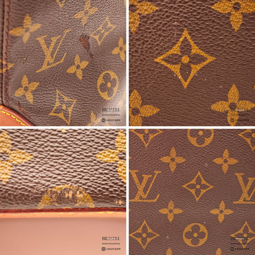 LOUIS VUITTON Monogram Cabas Alto M51152 Tote Bag Brown【ImportFeeFREE】