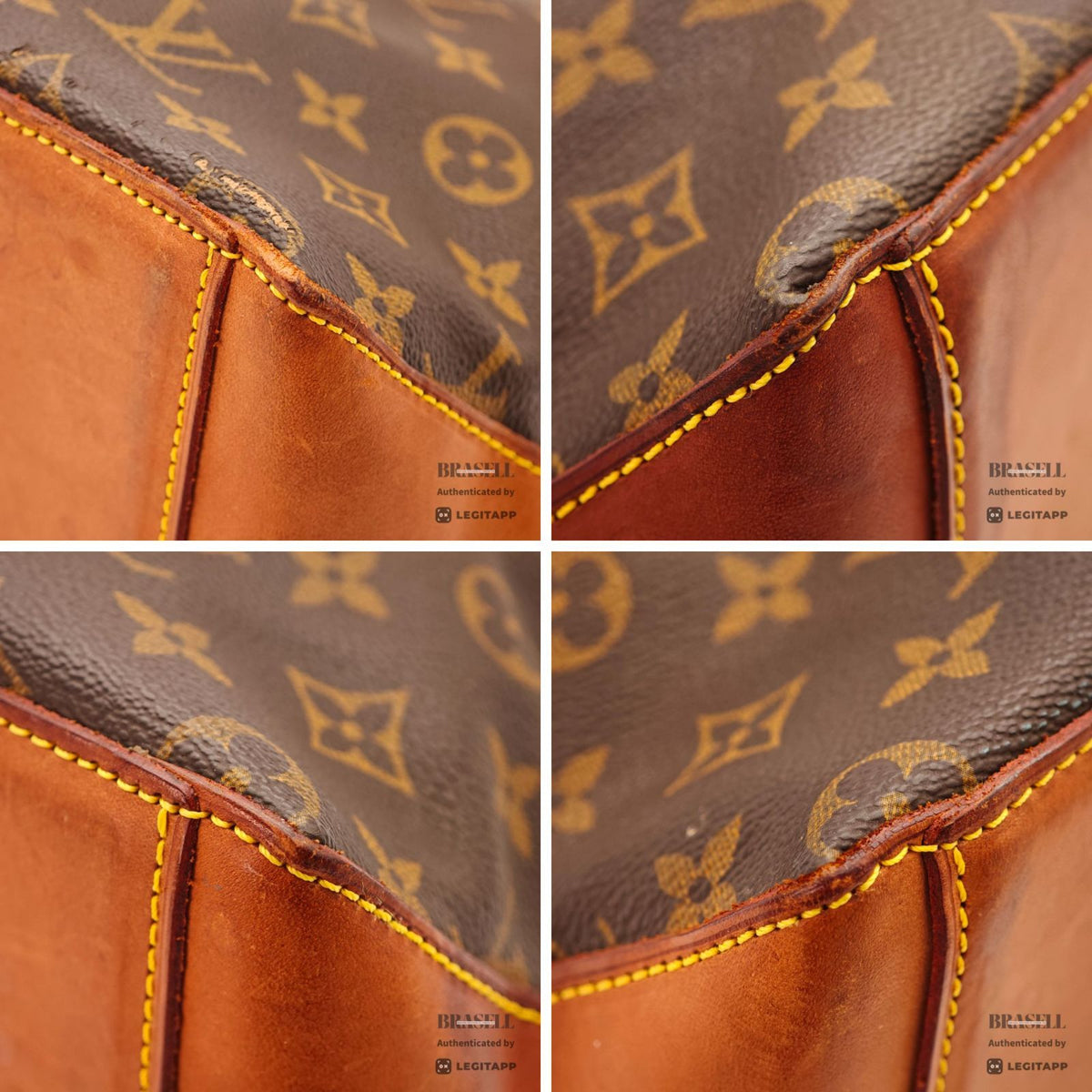 LOUIS VUITTON Monogram Cabas Alto M51152 Tote Bag Brown【ImportFeeFREE】