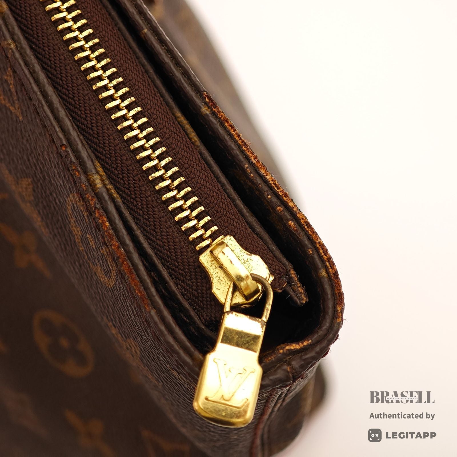LOUIS VUITTON Monogram Cabas Alto M51152 Tote Bag Brown【ImportFeeFREE】