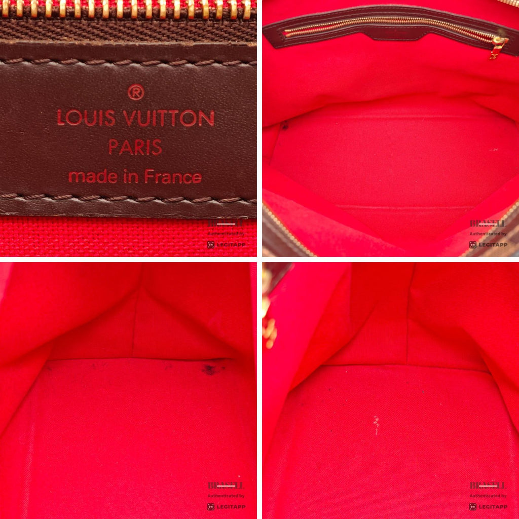 LOUIS VUITTON Damier Ebene Chelsea Tote Bag N51119 Brown 【ImportFeeFREE】