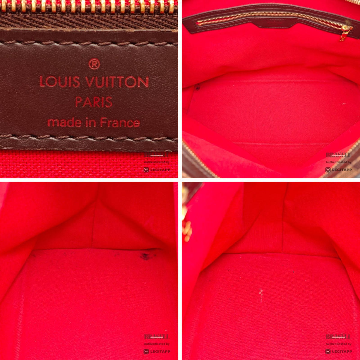 LOUIS VUITTON Damier Ebene Chelsea Tote Bag N51119 Brown 【ImportFeeFREE】