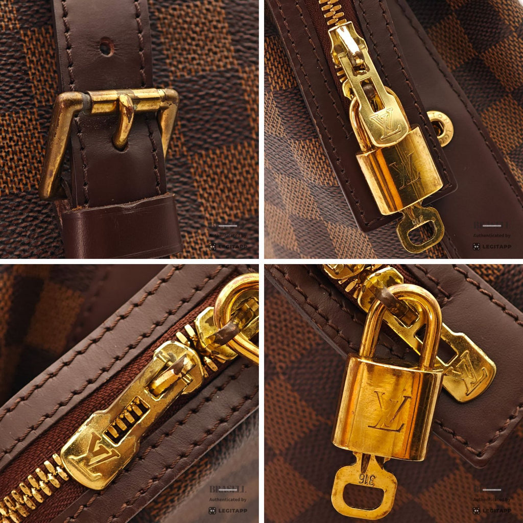 LOUIS VUITTON Damier Ebene Chelsea Tote Bag N51119 Brown 【ImportFeeFREE】
