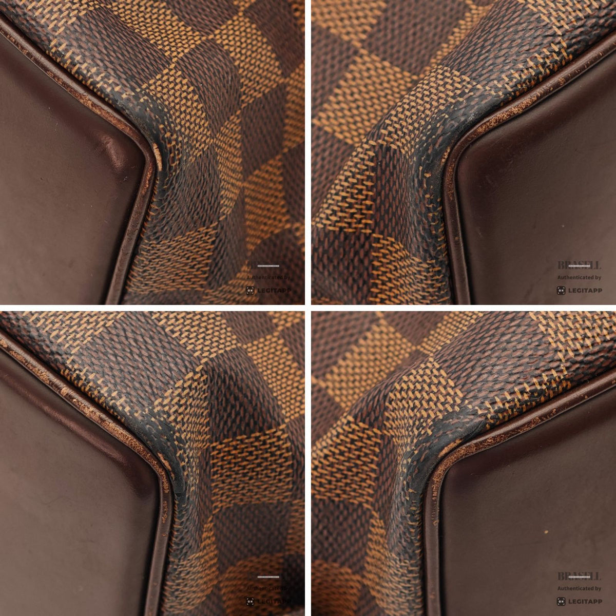 LOUIS VUITTON Damier Ebene Chelsea Tote Bag N51119 Brown 【ImportFeeFREE】