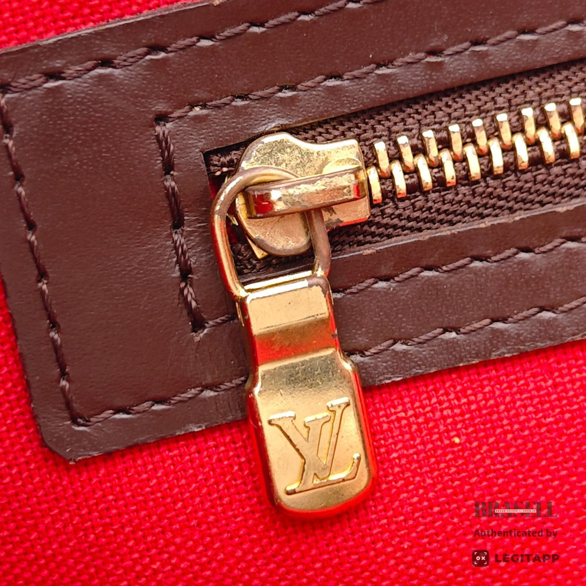 LOUIS VUITTON Damier Ebene Chelsea Tote Bag N51119 Brown 【ImportFeeFREE】