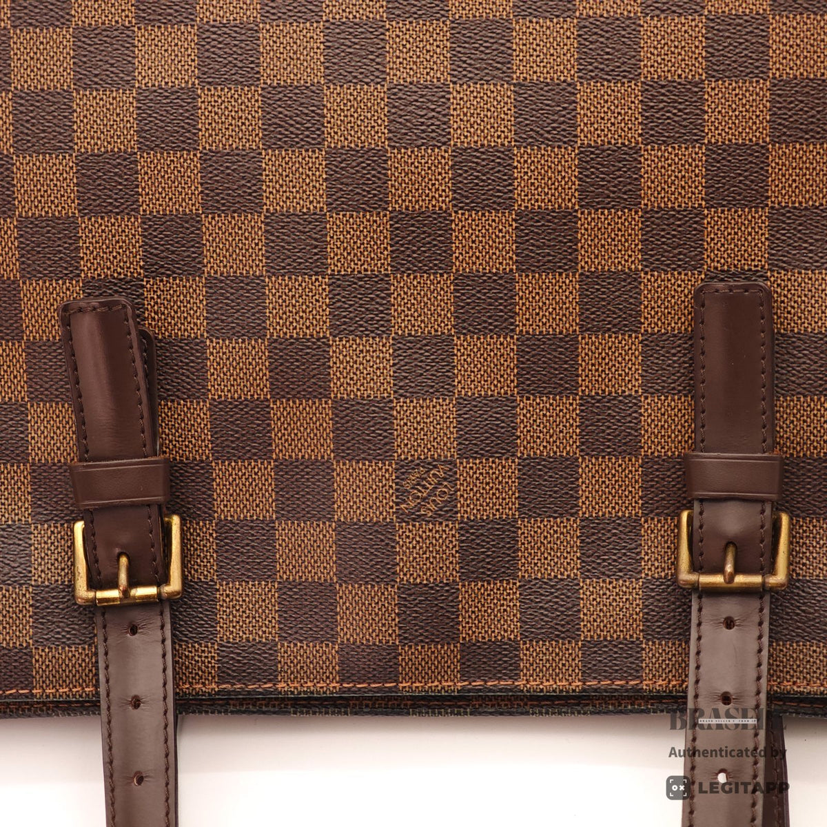 LOUIS VUITTON Damier Ebene Chelsea Tote Bag N51119 Brown 【ImportFeeFREE】