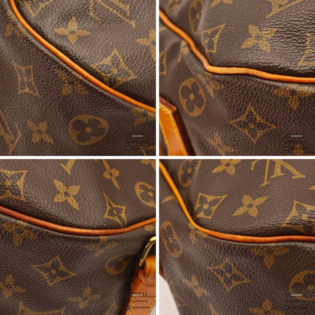 LOUIS VUITTON Monogram Saumur 35 M42254 Shoulder Bag Brown【ImportFeeFREE】